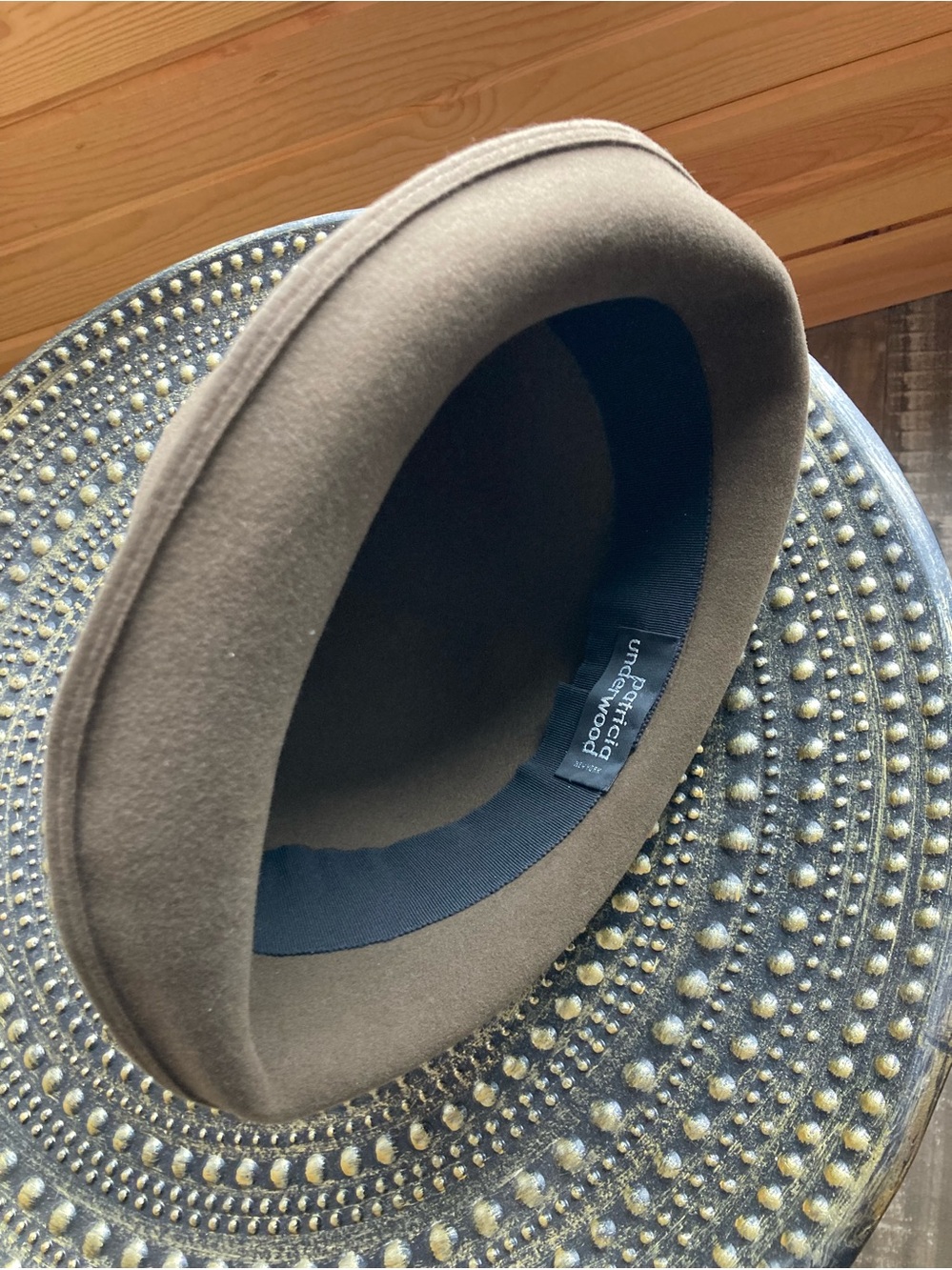 Patricia underwood brown fashion hat - Picture 3 of 9